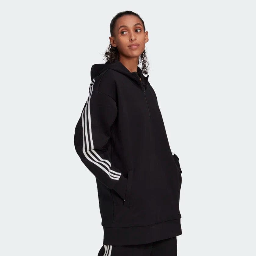Future Icons 3 Stripes Long Hoodie sportpodium